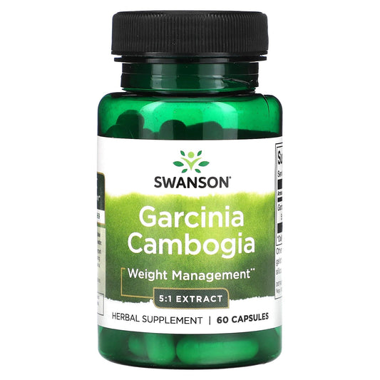 Pre-Order | Arrives in 5–10 Days – Swanson
Garcinia Cambogia 5:1 Extract, 80 mg, 60 Capsules