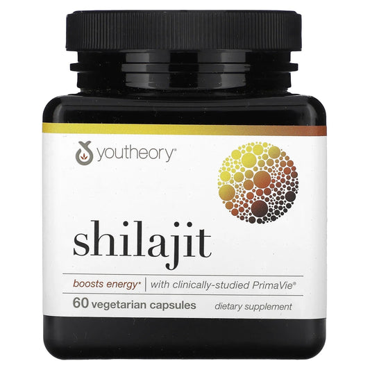 Pre-Order | Arrives in 5–10 Days – Youtheory
Shilajit, 60 Vegetarian Capsules