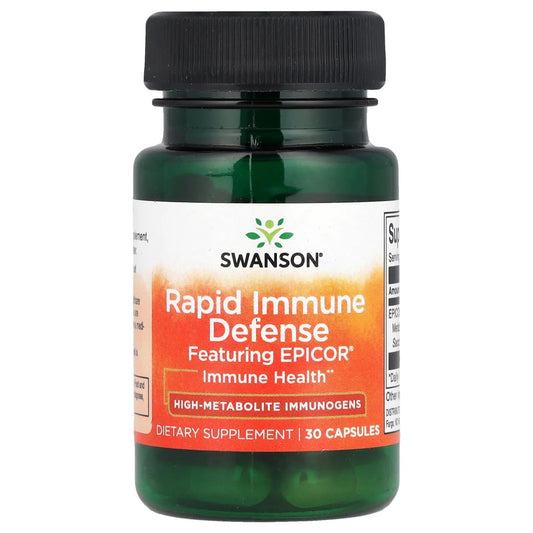 Pre-Order | Arrives in 5–10 Days – Swanson
Rapid Immune Defense, 500 mg, 30 Capsules
