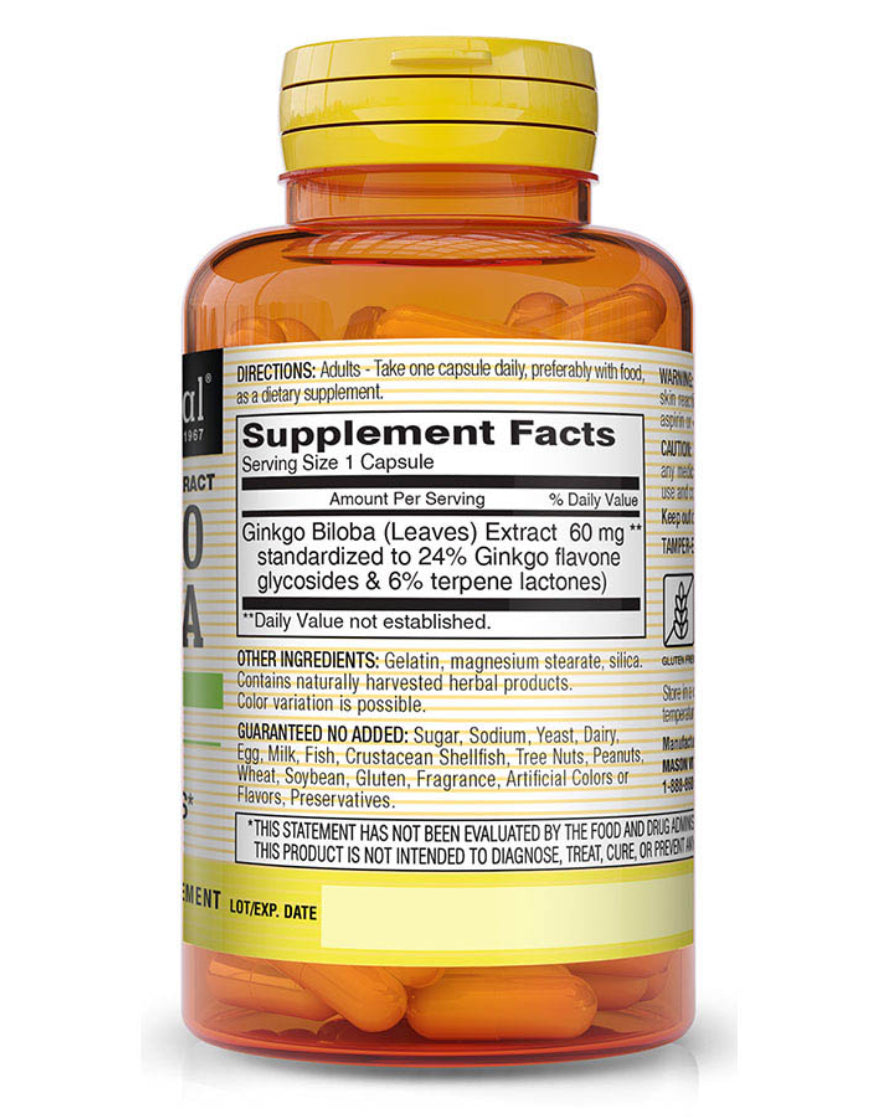 MASON NATURAL GINKGO BILOBA