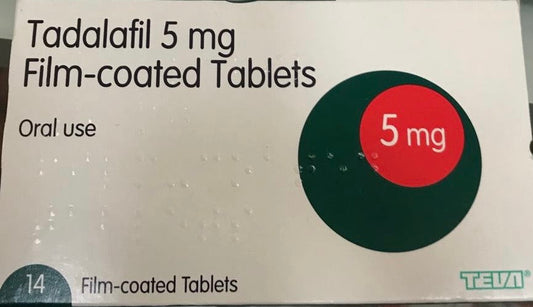 TADALAFIL 5MG, 14 TABLETS (TEVA)