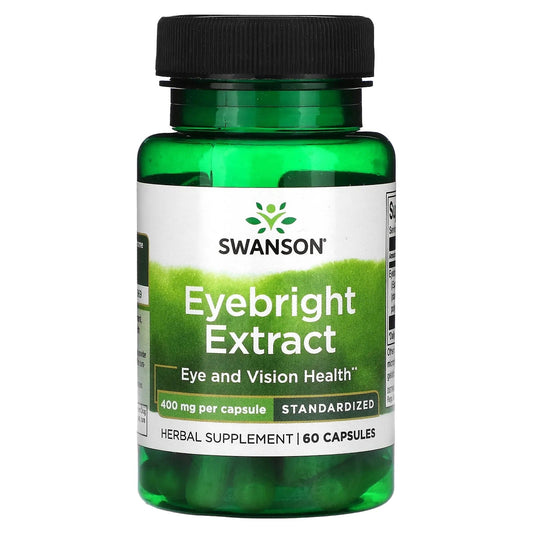 Pre-Order | Arrives in 5–10 Days – Swanson
Eyebright Extract, 400 mg, 60 Capsules