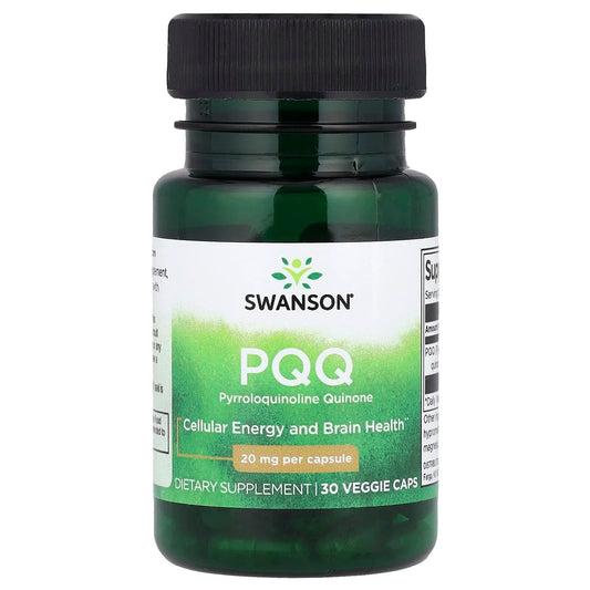 Pre-Order | Arrives in 5–10 Days – Swanson
PQQ, 20 mg, 30 Veggie Caps