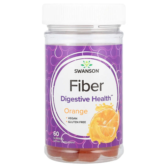 Pre-Order | Arrives in 5–10 Days – Swanson
Fiber Gummies, Orange, 60 Gummies
