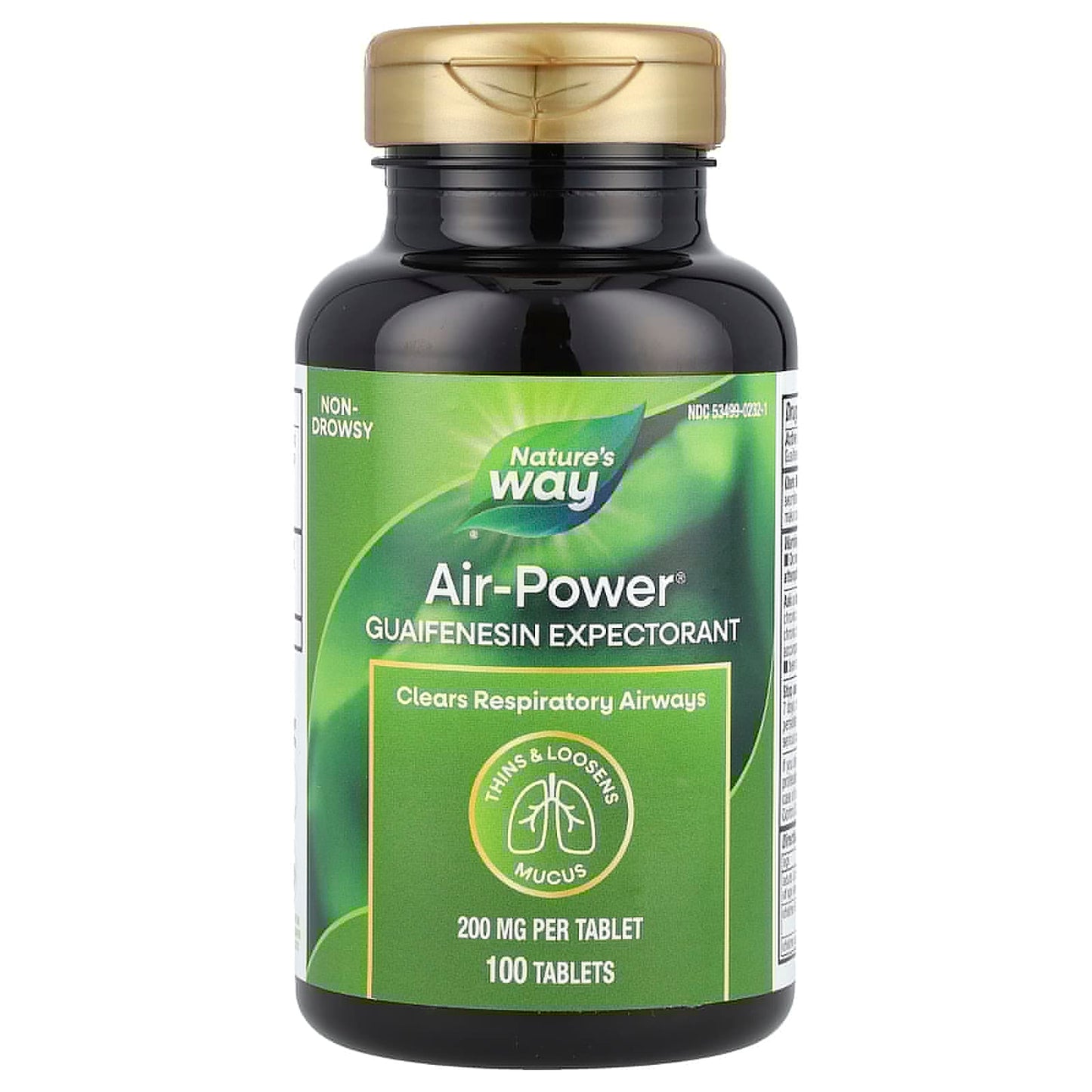 Pre-Order | Arrives in 5–10 Days – Nature's Way
Air-Power®, Guaifenesin Expectorant, 200 mg, 100 Tablets