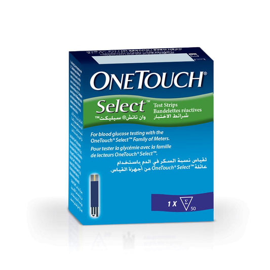 ONE TOUCH SELECT STRIPS 50'S - E-Pharmacy Ghana