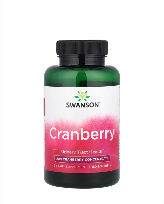 Pre-Order | Arrives in 5–10 Days – SWANSON CRANBERRY, 180 SOFTGELS