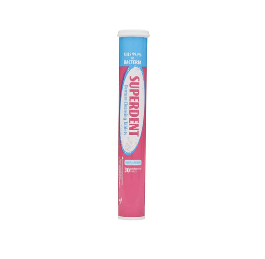 SUPERDENT DENTURE CLEANSING TABLETS