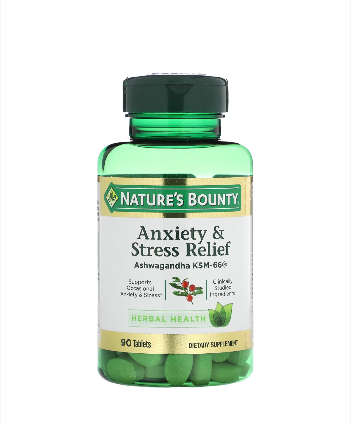 Pre-Order | Arrives in 5–10 Days –
NATURE’S BOUNTY ANXIETY & STRESS RELIEF, 90 TABLETS