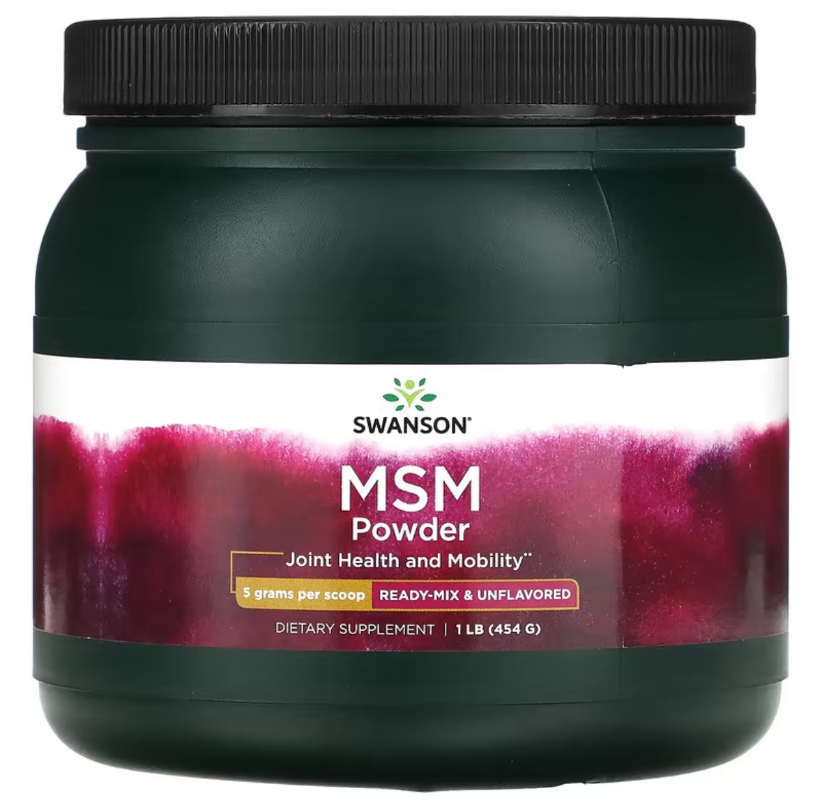 Pre-Order | Arrives in 5–10 Days – 
SWANSON MSM POWDER 454G