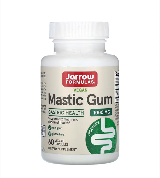 Pre-Order | Arrives in 5–10 Days – JARROW FORMULAS MASTIC GUM 1000MG, 60 VEGGIE CAPSULES