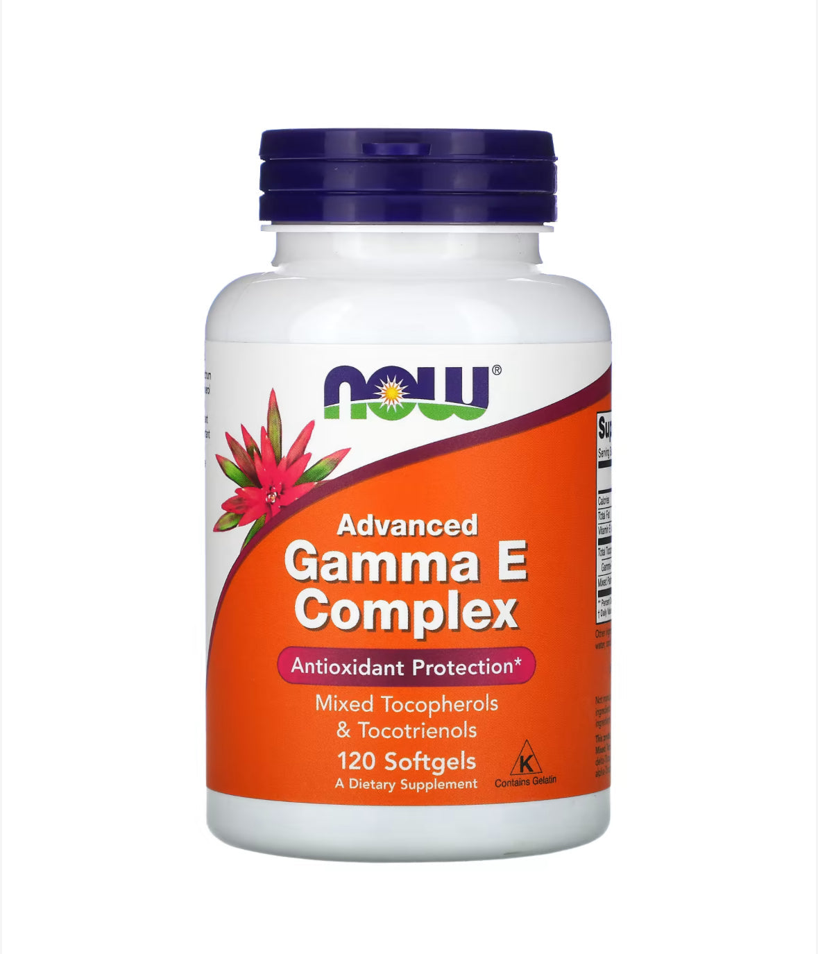 Pre-Order | Arrives in 5–10 Days – NOW ADVANCED GAMMA E COMPLEX, 120 SOFTGELS