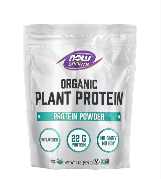 Pre-Order | Arrives in 5–10 Days –
NOW SPORTS ORGANIC PLANT PROTEIN 454G