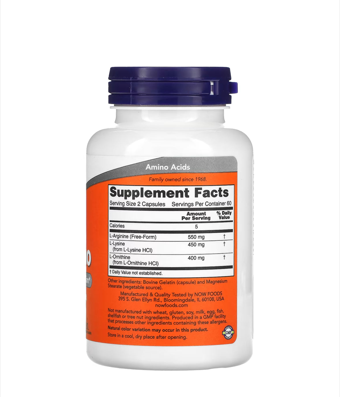 Pre-Order | Arrives in 5–10 Days –
NOW TRI-AMINO, 120 CAPSULES