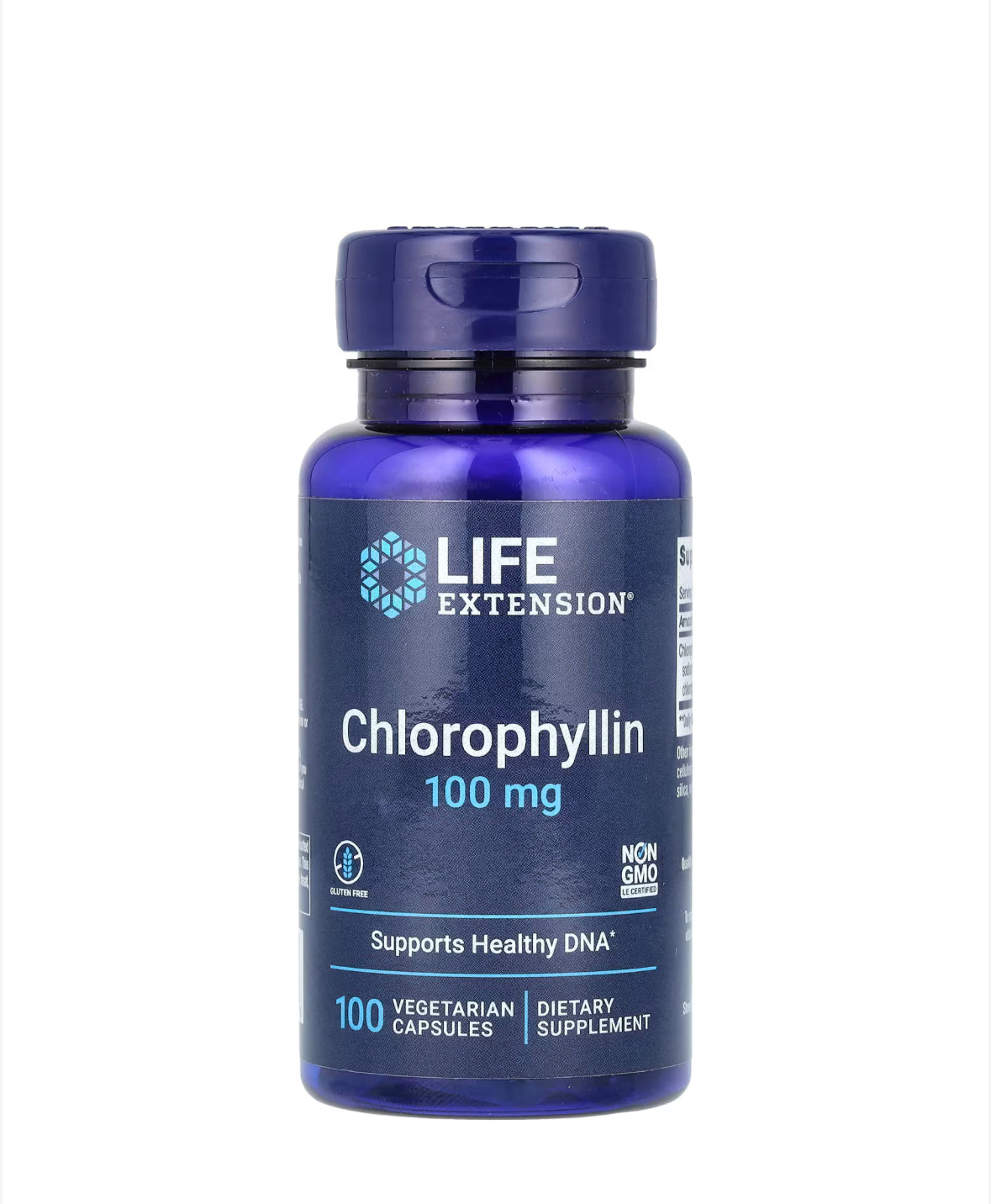 Pre-Order | Arrives in 5–10 Days –
LIFE EXTENSION CHLOROPHYLLIN 100MG, 100 CAPSULES