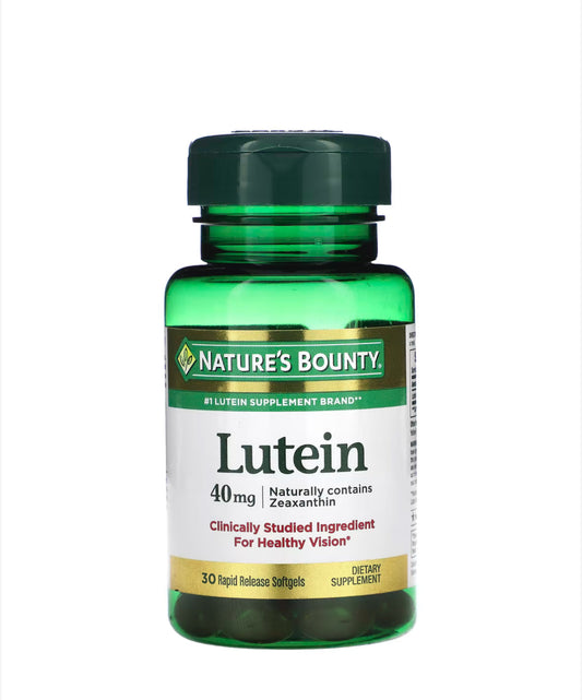 Pre-Order | Arrives in 5–10 Days –
NATURE’S BOUNTY LUTEIN 40MG
