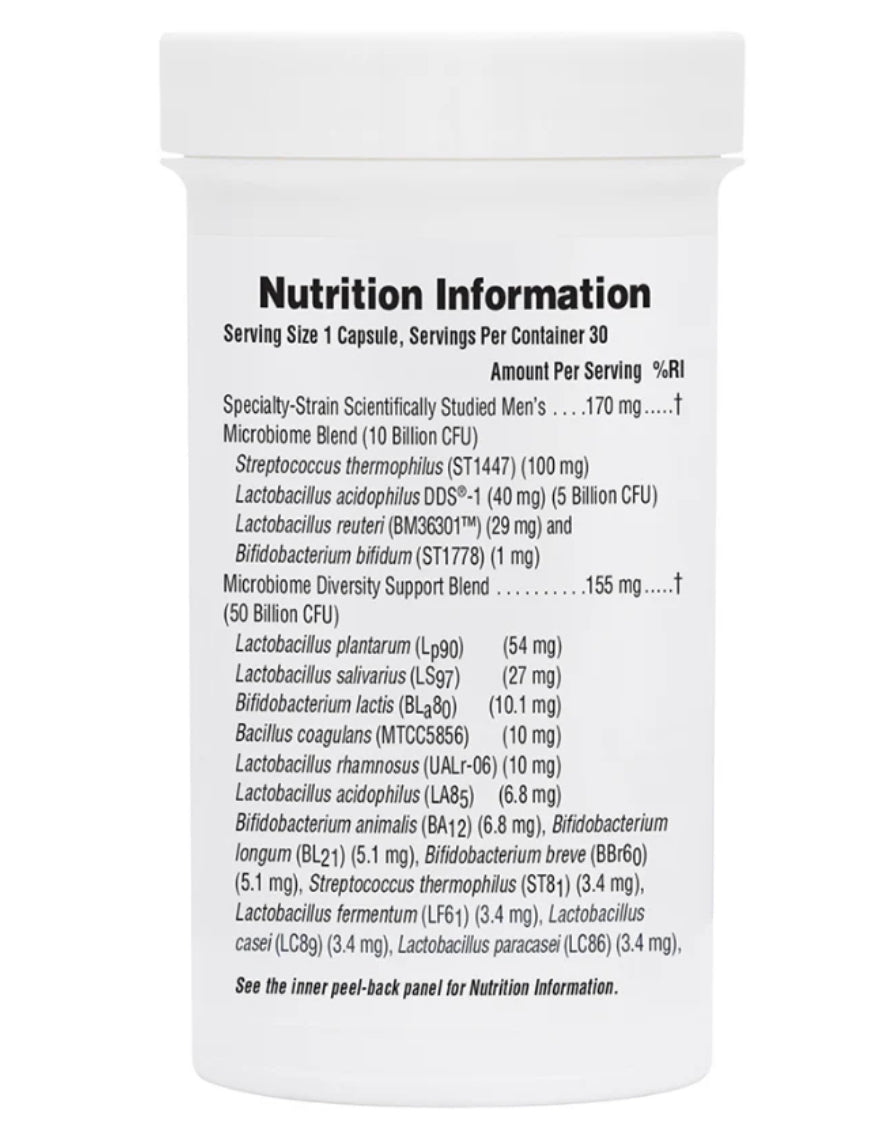 NATURESPLUS GI NUTRA PROBIO MEN, 21 STRAINS, 30 CAPSULES