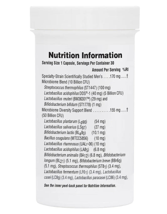 NATURESPLUS GI NUTRA PROBIO MEN, 21 STRAINS, 30 CAPSULES