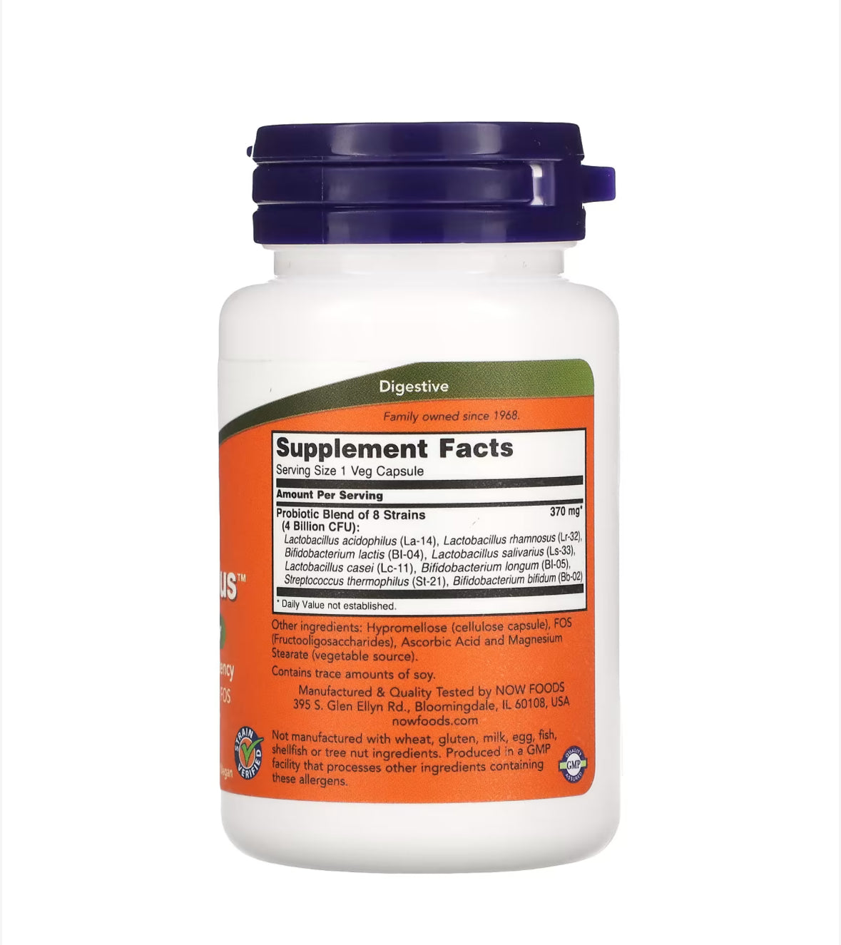 Pre-Order | Arrives in 5–10 Days – NOW GR8-DOPHILUS, 60 VEG CAPSULES