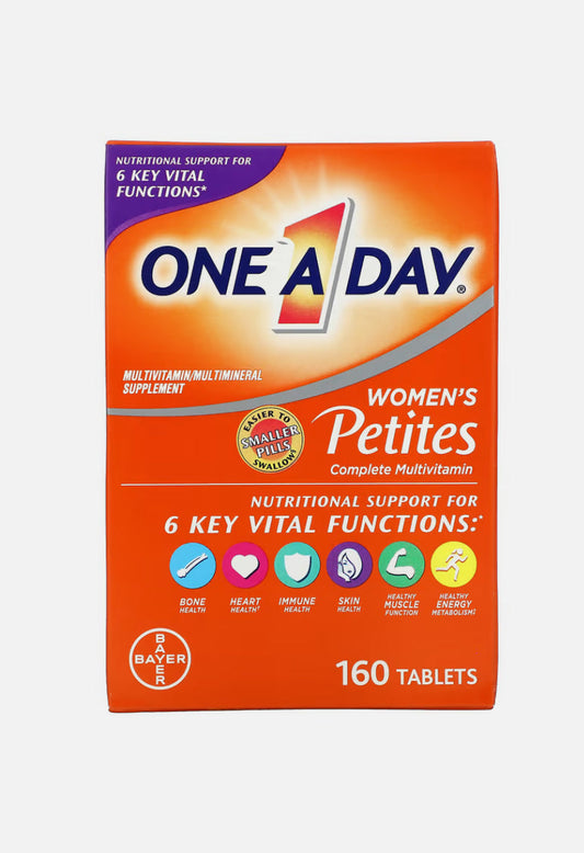 ONE A DAY WOMEN’S PETITES COMPLETE MULTIVITAMIN, 160 TABLETS
