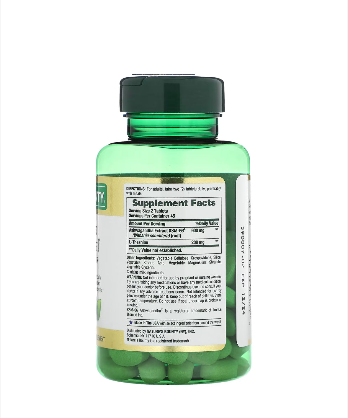 Pre-Order | Arrives in 5–10 Days –
NATURE’S BOUNTY ANXIETY & STRESS RELIEF, 90 TABLETS