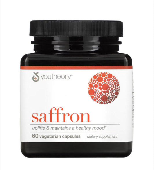 Pre-Order | Arrives in 5–10 Days – YOUTHEORY SAFFRON, 60 CAPSULES