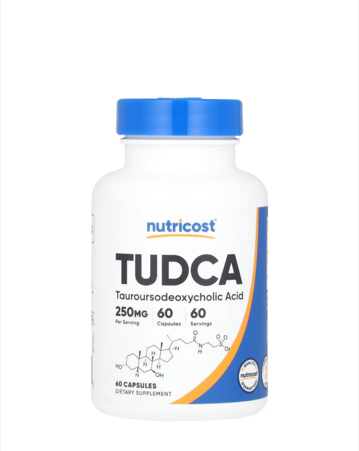 Pre-Order | Arrives in 5–10 Days –
NUTRICOST TUDCA 250MG, 60 CAPSULES