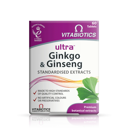 VITABIOTICS ULTRA GINKGO & GINSENG