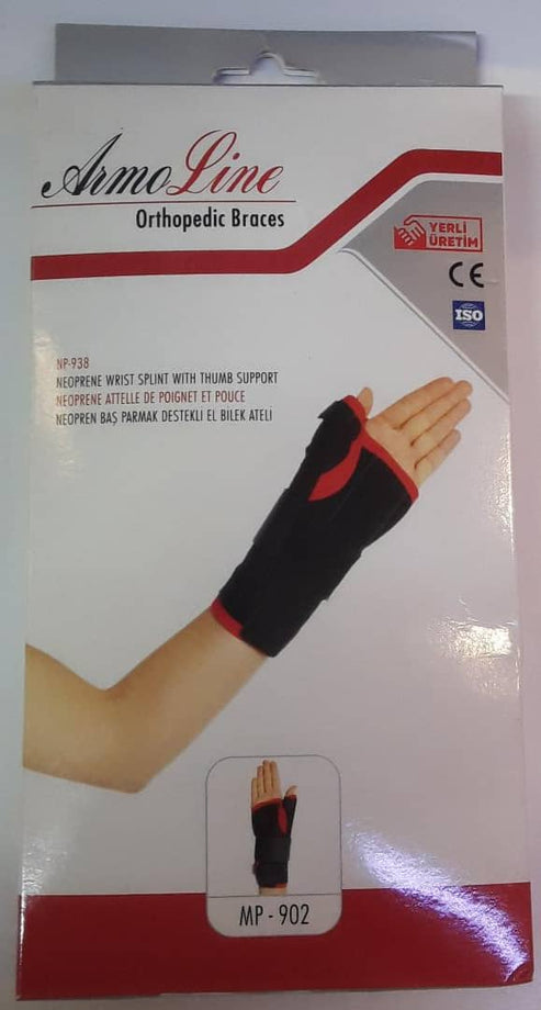 ARMO Line Wrist Splint with Thumb Support – Caplet