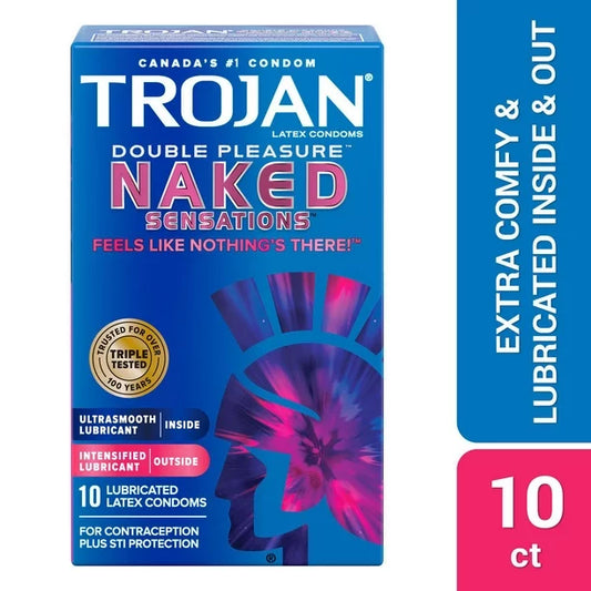 TROJAN NAKED SENSATIONS DOUBLE PLEASURE