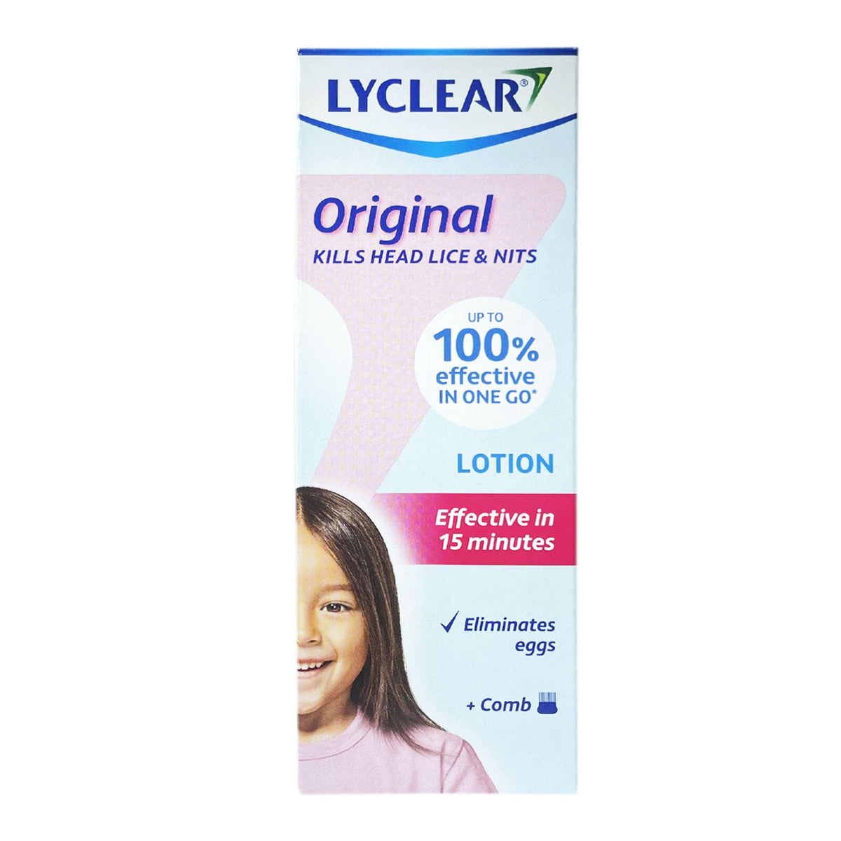 Lyclear Original Lotion – Fast, Odorless Head Lice Treatment – Caplet