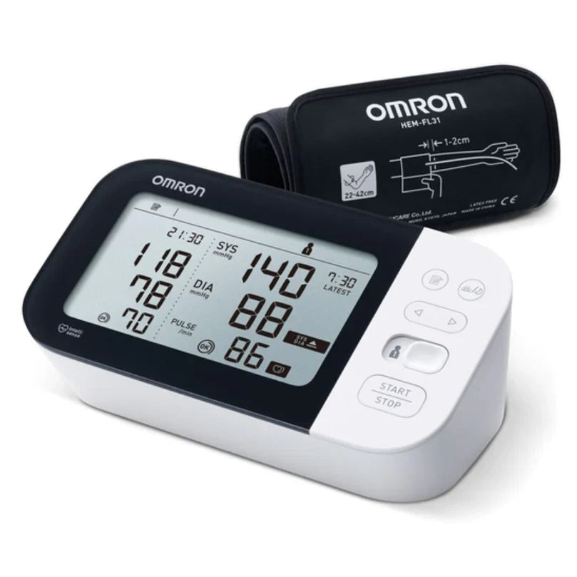 OMRON M7 AUTOMATIC UPPER ARM BLOOD PRESSURE MONITOR