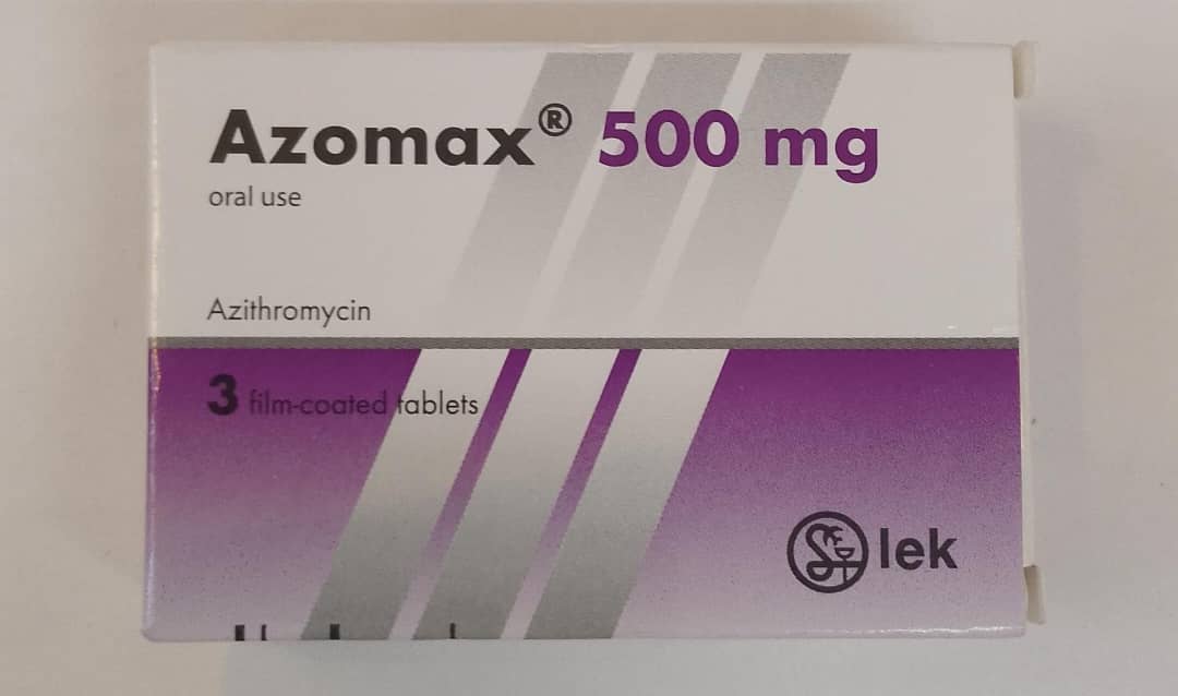 Azomax Ranges Azithromycin 500mg (Sandoz) – 3 Tablets – Caplet
