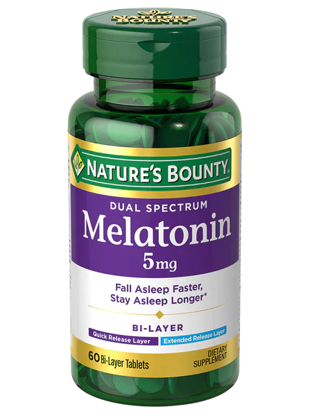 NATURE’S BOUNTY DUAL SPECTRUM MELATONIN 5MG