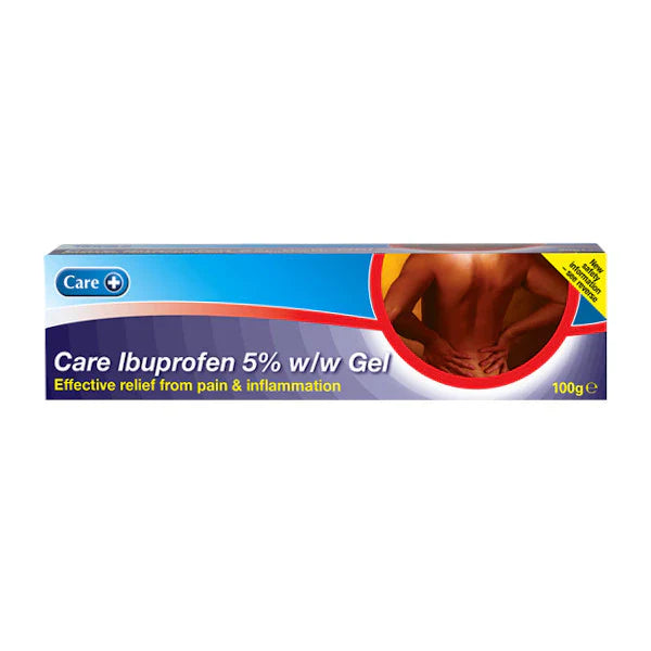 Care Ibuprofen 5% Gel - Fast Pain Relief – Caplet