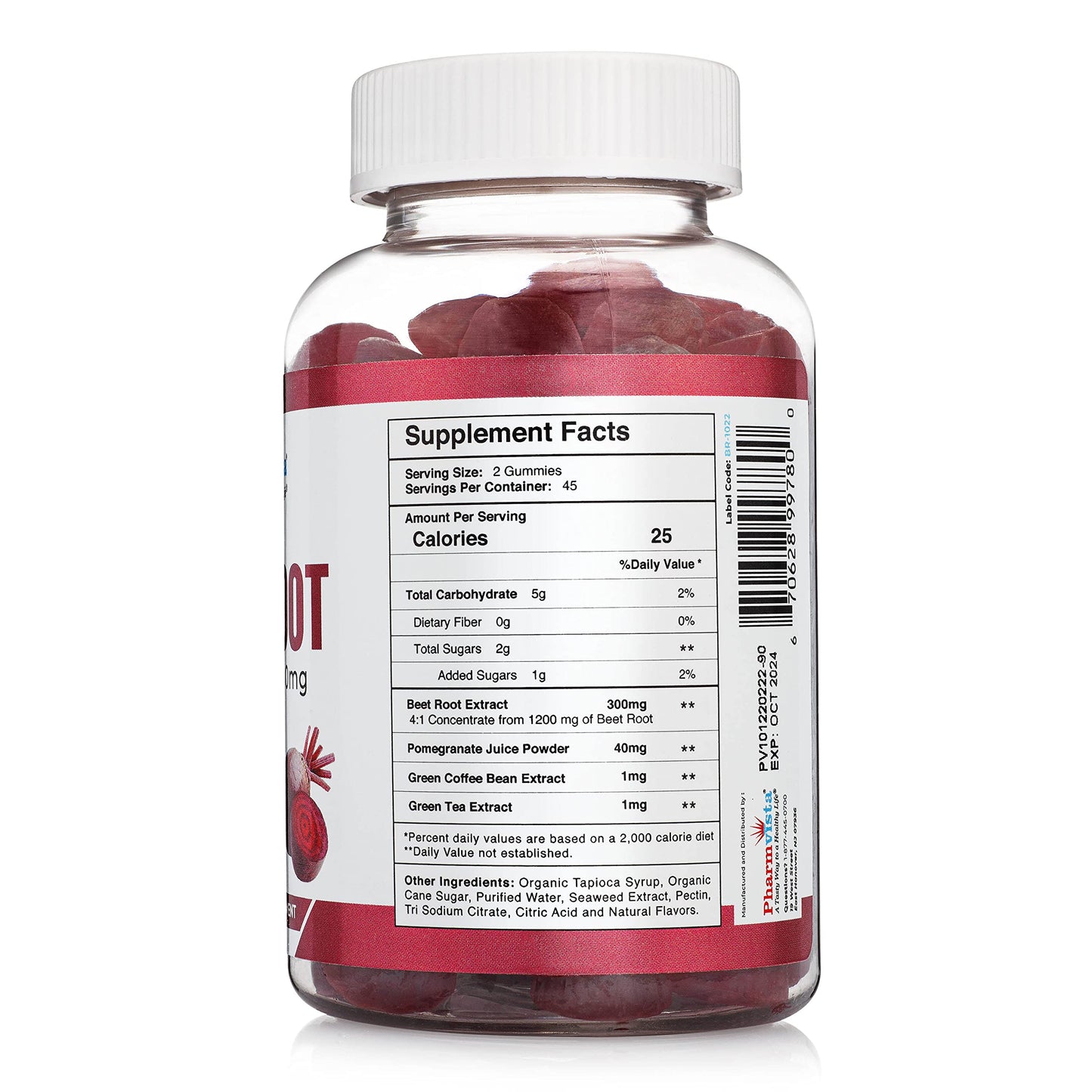 PHARMVISTA BEETROOT GUMMIES 300MG