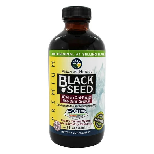 AMAZING HERBS BLACK SEED OIL 120ML