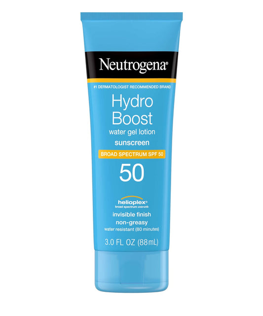 NEUTROGENA HYDRO BOOST WATER GEL LOTION SUNSCREEN 50
