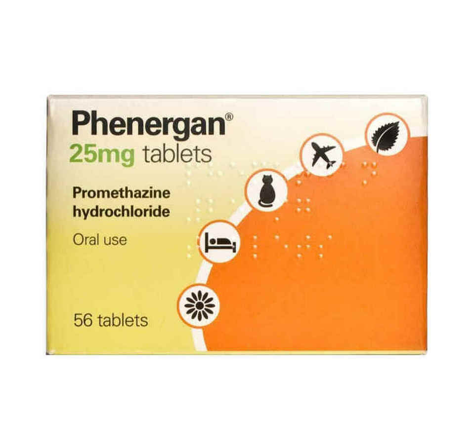 PHENERGAN 25MG TABLETS
