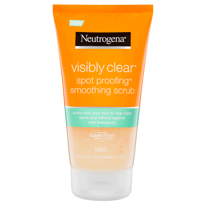 NEUTROGENA VISIBLY CLEAR SPOT PROOFING SMOOTHING SCRUB