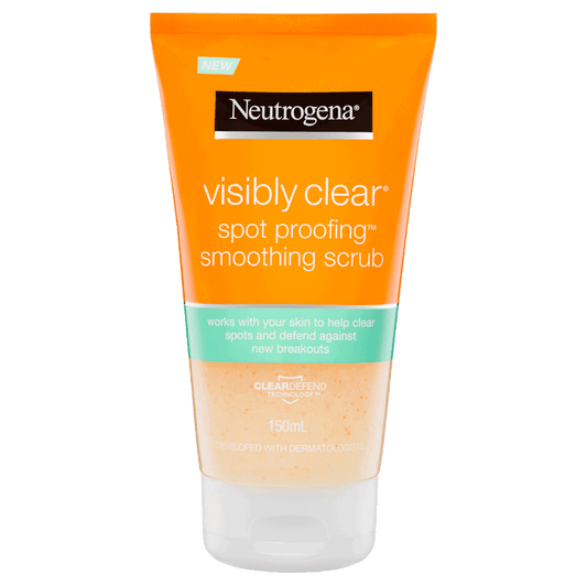 NEUTROGENA VISIBLY CLEAR SPOT PROOFING SMOOTHING SCRUB