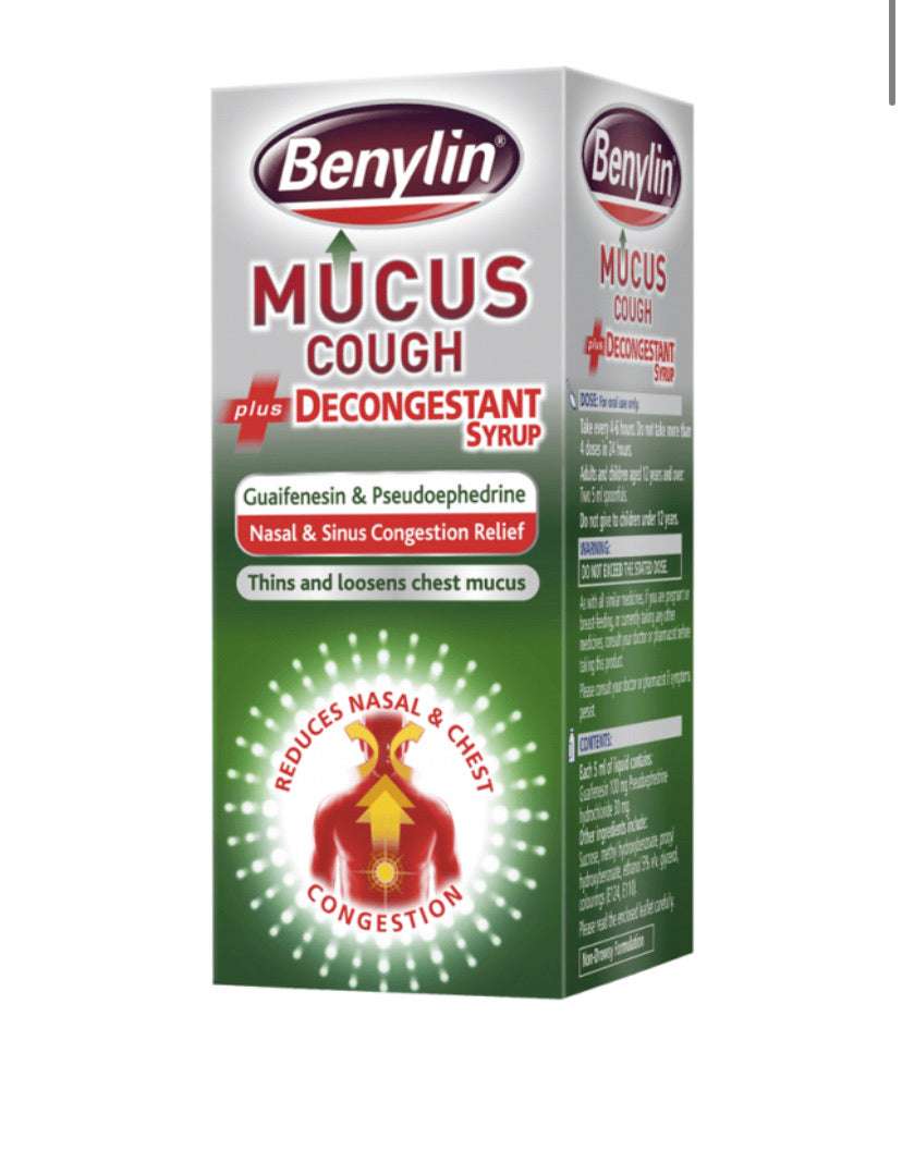 BENYLIN MUCUS COUGH DECONGESTANT SYRUP