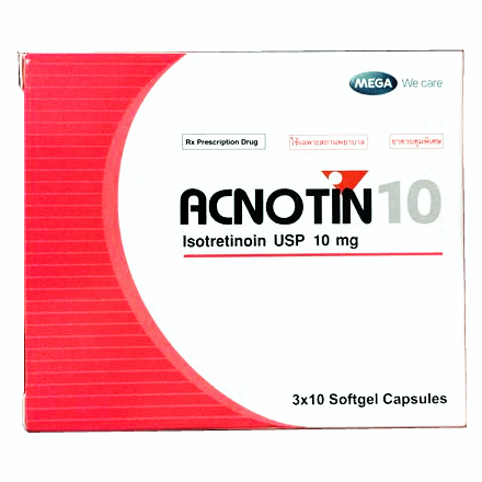 ISOTRETINOIN 10MG ACNOTIN