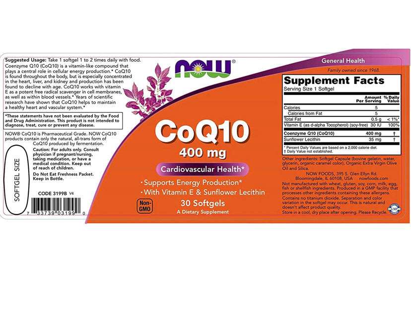 NOW COQ10 400MG