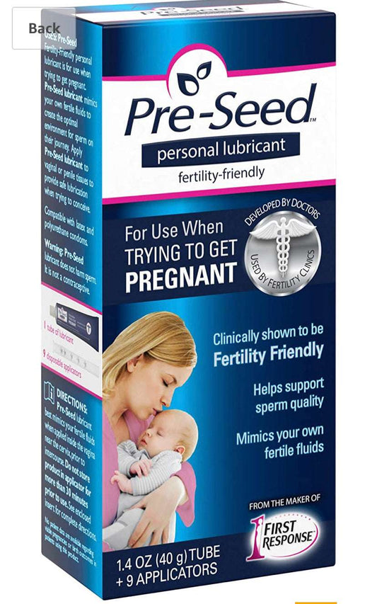 PRE-SEED FERTILITY-FRIENDLY LUBRICANT