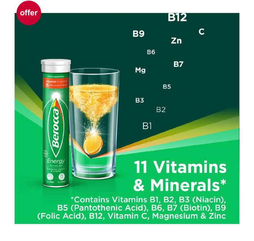 BEROCCA ORANGE ENERGY VITAMIN