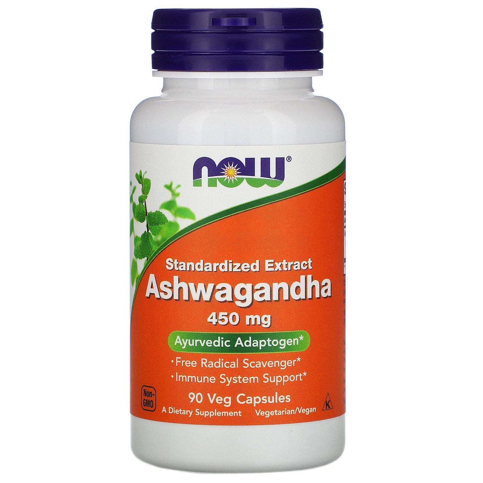 NOW ASHWAGANDHA 450MG, 90 VEG. CAPSULES