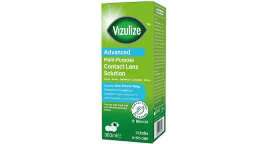 VIZULIZE ADVANCED MULTI-PURPOSE CONTACT LENS SOLUTION