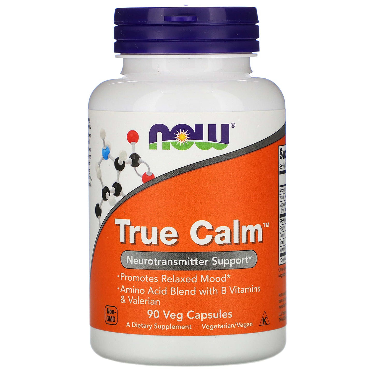 NOW TRUE CALM, 90 VEG CAPSULES