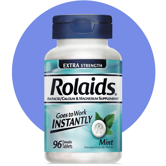 ROLAIDS EXTRA STRENGTH, 96 CHEWABLE TABLETS